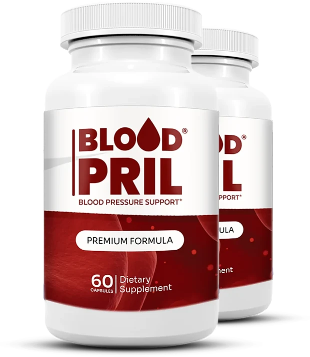 Two BloodPril bottles, sixty capsules in each