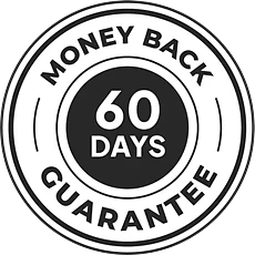 Sixty-day money-back guarantee emblem, as published by the seller